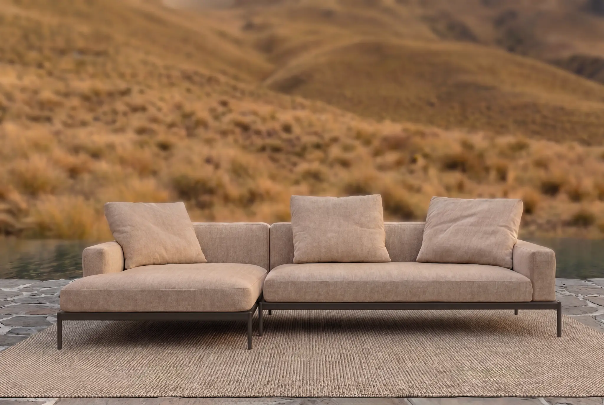 Furniture project photograph: Retreat modular sofa for Belle 2005